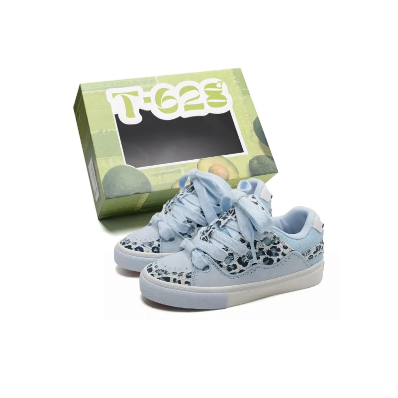 T628 Classic Vintage Puffy Shoes Abrasion Resistant Lightweight Slip Resistant Low Top Skateboard Shoes Women's-14