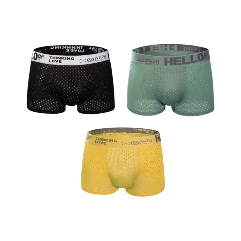 Qiao Ni Tong Underpants Men's 1 Pack Black-9