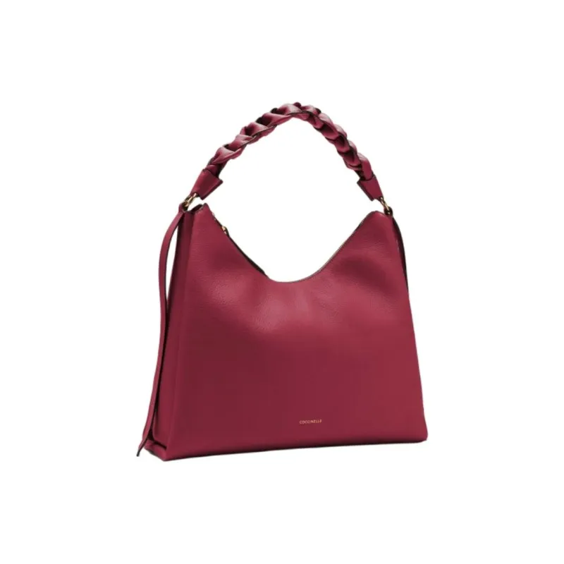 COCCINELLE Leather Handbag Medium Size Women's Rose Red-1