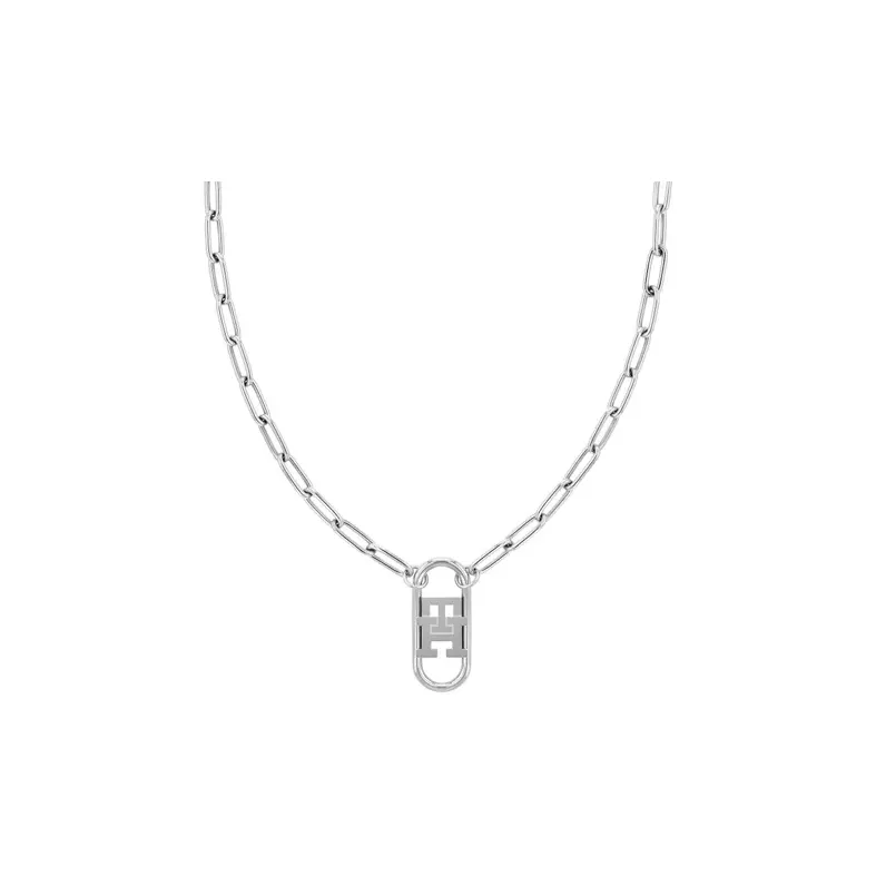 Tommy Hilfiger Stainless Steel Necklaces Women's Silver-0