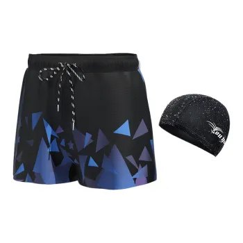 Youyou Swimming Sets Polyester, Elastane Summer Seaside Vacation Beach Men's