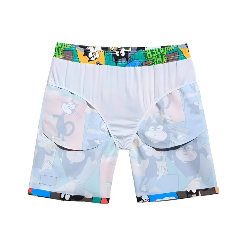 GAILANG Beach Shorts Men's Cartoon Cats-2