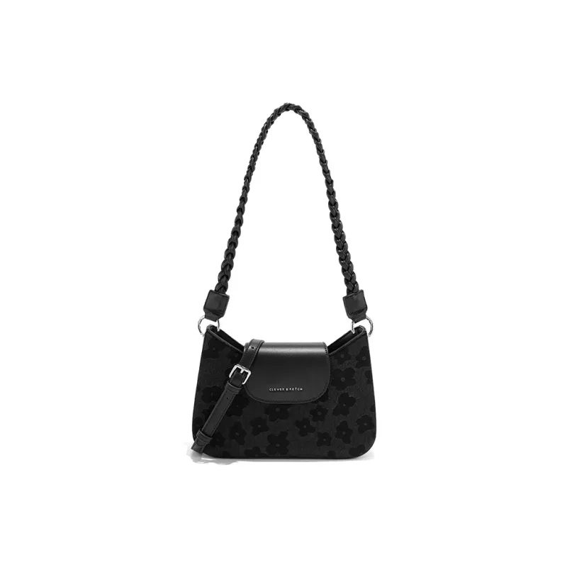 CLEVER& KETCH PU Shoulder Bag Crossbody Bag Regular Women's Blue/White/Black/Khaki-7
