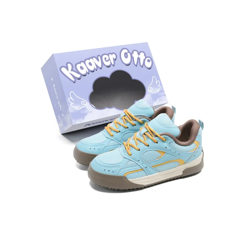 KAAVER OTTO Cushioning Abrasion Resistant Breathable Low Top Skateboard Shoes Women's-14