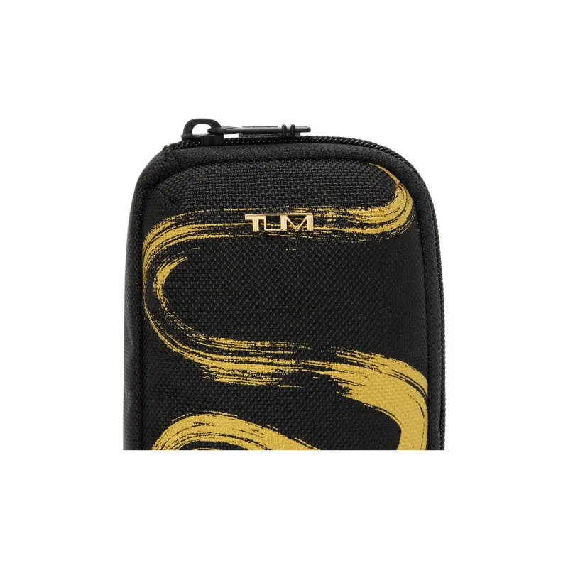 TUMI Nylon Storage Bag Unisex Golden Snake Brushwork-4