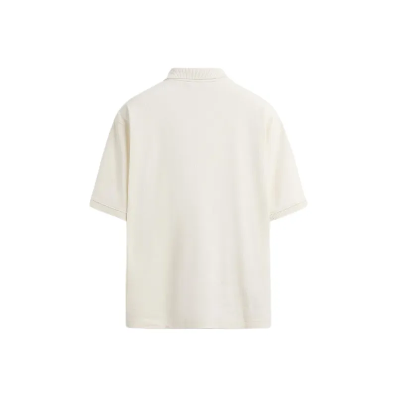 ZARA Polo Shirt Men's Frosted White-1