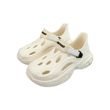 Thin Strips Sandal Slippers Men's, Milk White