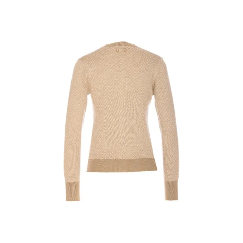 FENDI FF jacquard Cardigan-1