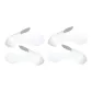 2 Pack (White) (Size 40-46)