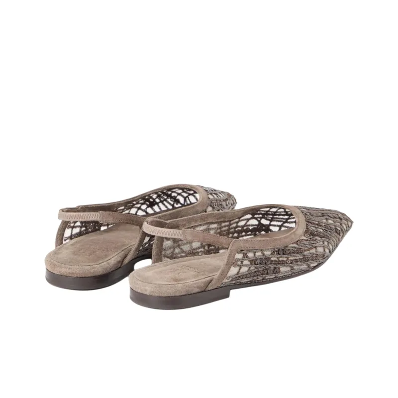 Brunello Cucinelli Casual Single Shoes Women's Brown-4