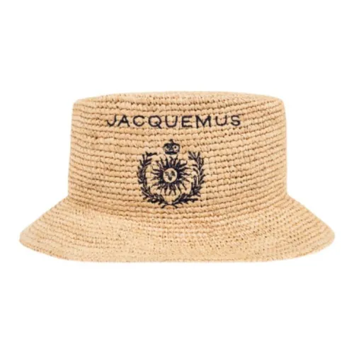 Jacquemus Le Bob Pesco Logo Embroidered Bucket Hat