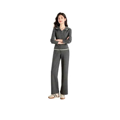 Mylan Spring Fall Casual Suit Regular Women's Gray Collection Brand Stay Updated With Event Alerts
