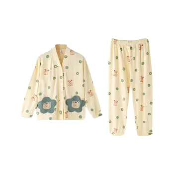 ZAO FU NIAO Pajama Set Women's Apricot