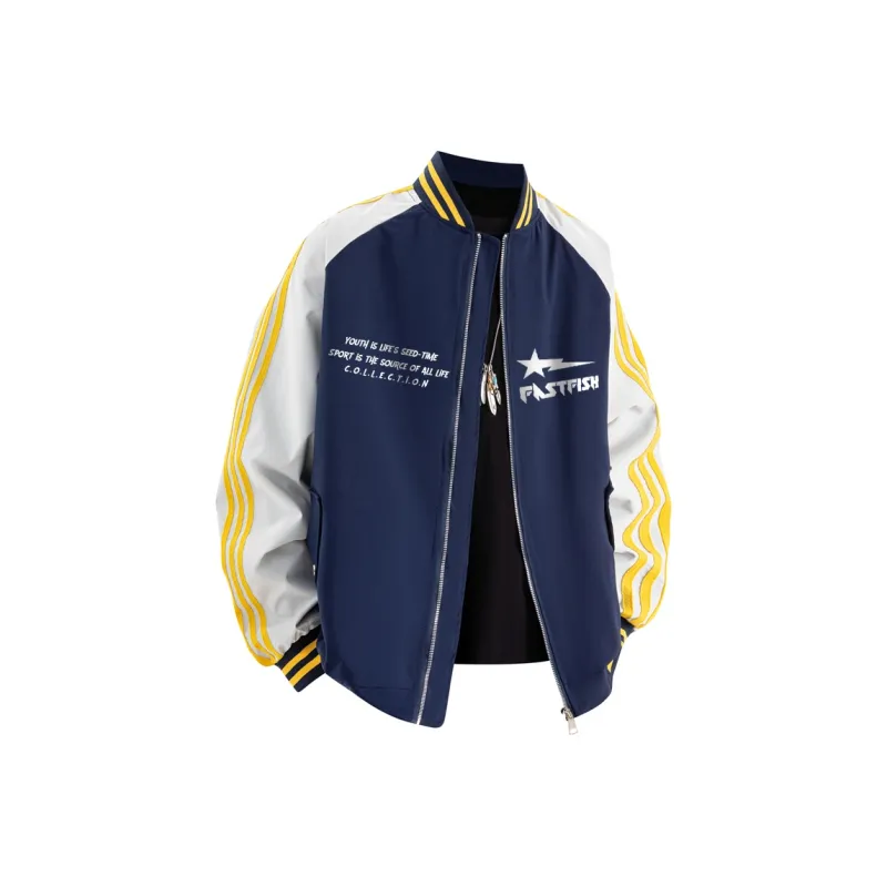FASTFISH Baseball Jacket Unisex-6