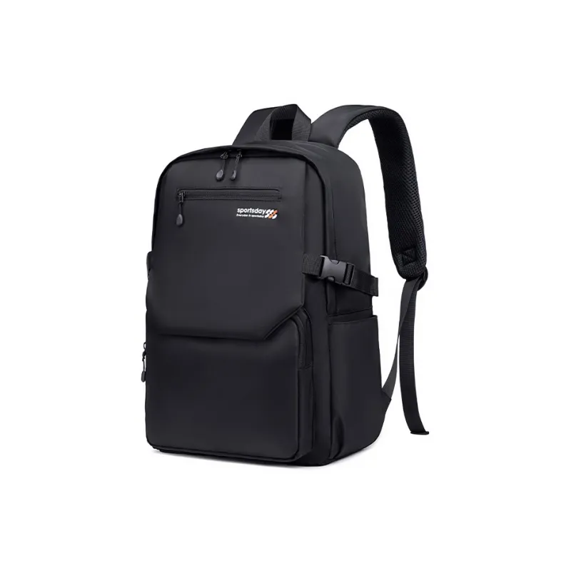 HLA Nylon Backpack Unisex Black/Ecru-6