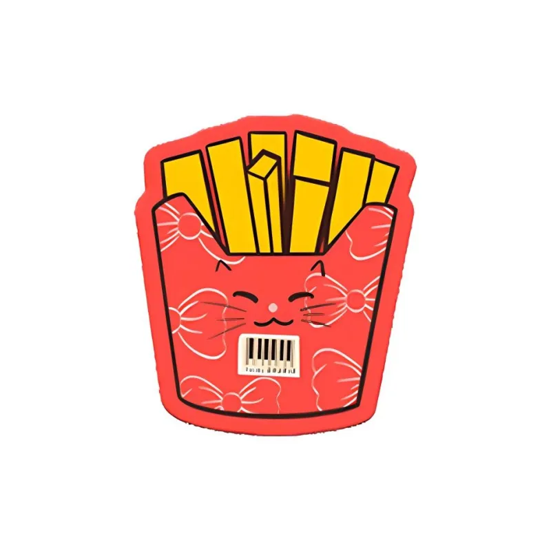 Beams Cartoon Special Shaped Fries Burger Office Cartoon Cute Design Sense INS Style Anime Table Mat Mouse Pads-6