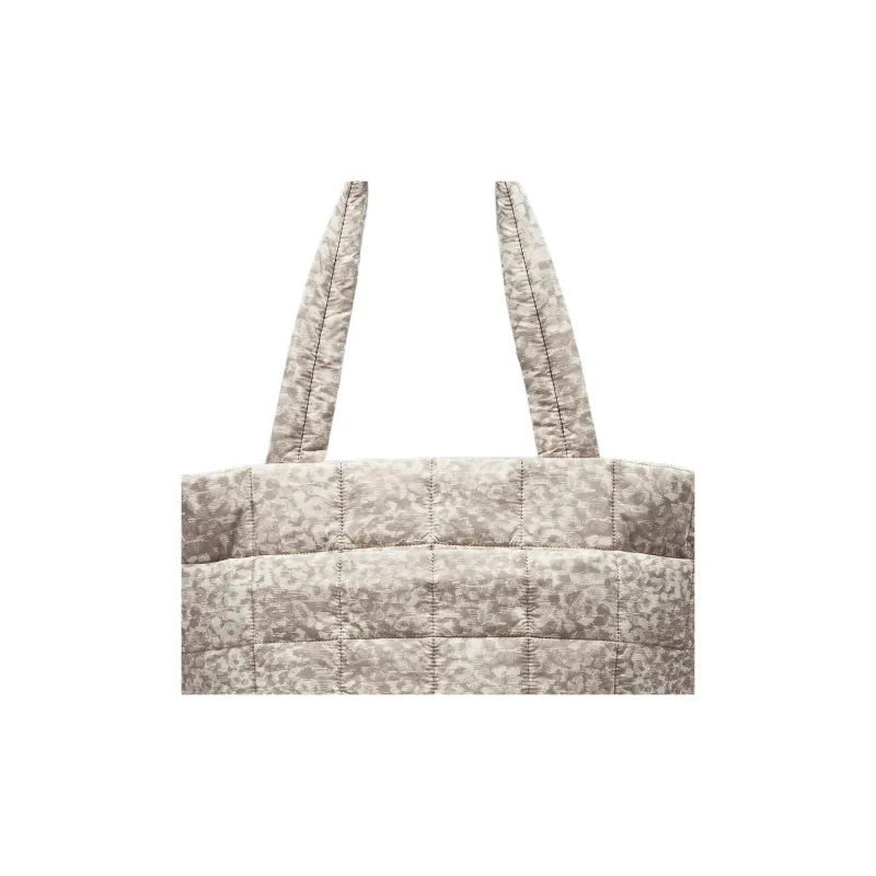 Lululemon Nylon Tote Bag Shopping Bag Shoulder Bag Handbag Women's Leopard White Opal Carbon Powder-4