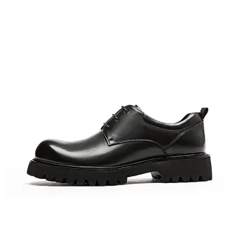 RED DRAGONFLY Big Head Leather Shoes Men's Casual Shoes Men's