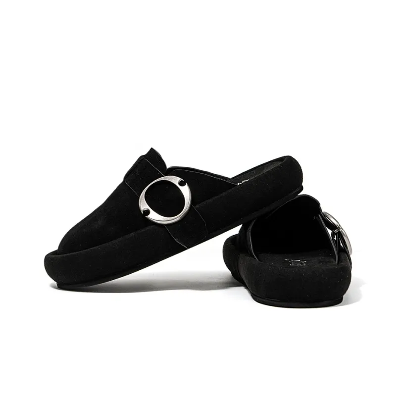 LOHAN·SIR Abrasion Resistant Slip Resistant Wrap toe Slippers Unisex-24