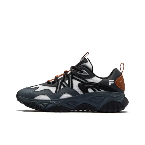 FILA FUSION FREEROAM Hiking Shoes Low Top Casual Shoes Men's Black White