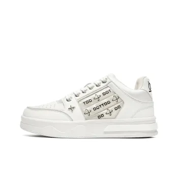 MODENGPAN Breathable Low Top Skateboard Shoes Unisex White