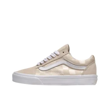 Vans Old Skool Anti Slip Wear Resistant Low Top Skateboard Shoes Unisex Khaki