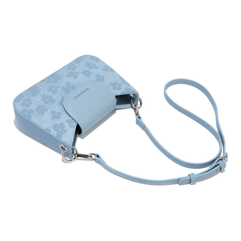 CLEVER& KETCH PU Shoulder Bag Crossbody Bag Regular Women's Blue/White/Black/Khaki-5