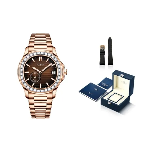 HaofaTourbillon Automatic Mechanical Movement Stainless Steel Watchband Watch Men's Watches Coffee Watch Dial