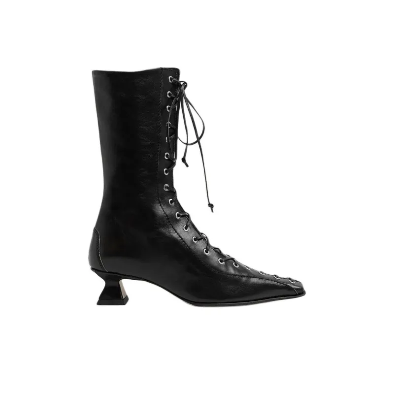 MIISTA Emile Ankle Boots 3.5cm Women's Black-1