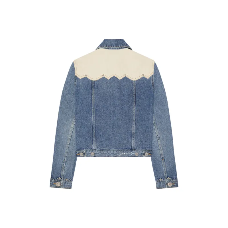 Givenchy Yoke Denim Jacket 'Denim Blue'-1