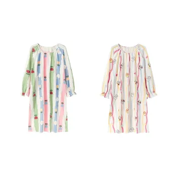 Herbal Primer Nightgown Women's Combo Set
