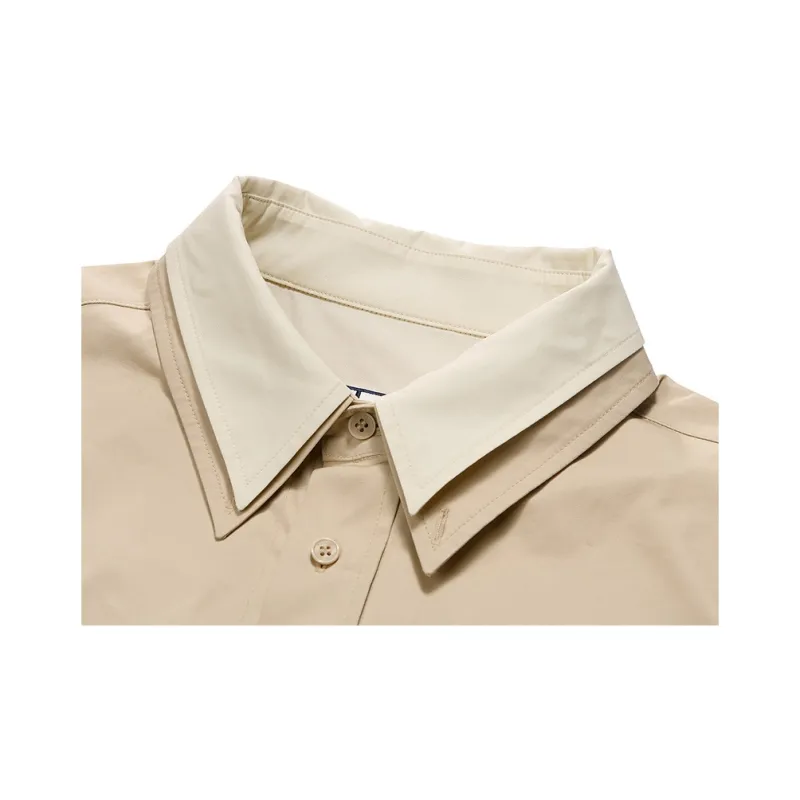 FILA FUSION Shirt Women's Fall Reed Coffee-3