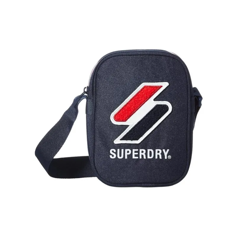 SUPERDRY Polyester Shoulder Bag Regular Men's Blue-0