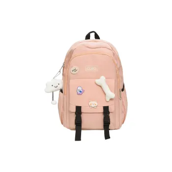 RUIPAI Nylon Backpack Regular Unisex Black/Pink/Blue/Purple