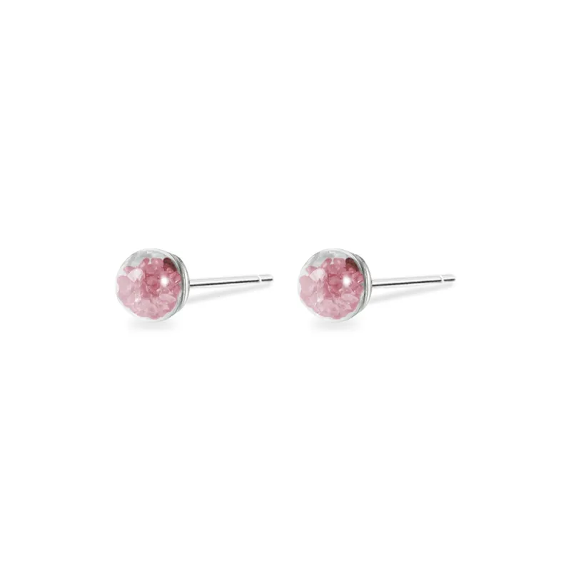 Shiban Crystal Stud Earrings Unisex-5