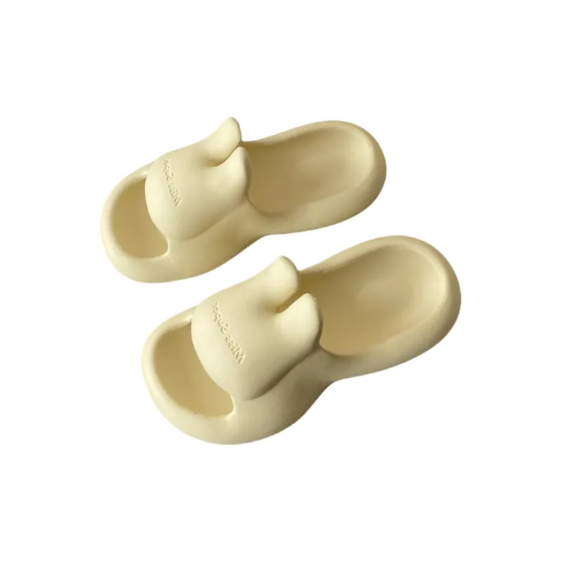 Meter Summer EVA Rabbit Soft And Springy Slippers, Adorable Slide on Shoes-1