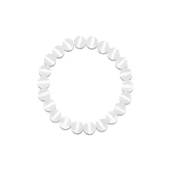 FUNILUOFU Glass Cat Eye Bracelets Unisex