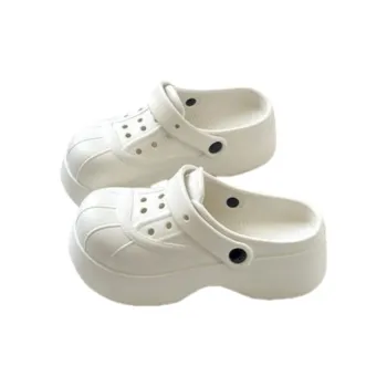 Meter Niche Thick Soled Summer Casual Clogs Slippers, Minimalist Style EVA Soft Premium Clog Shoes