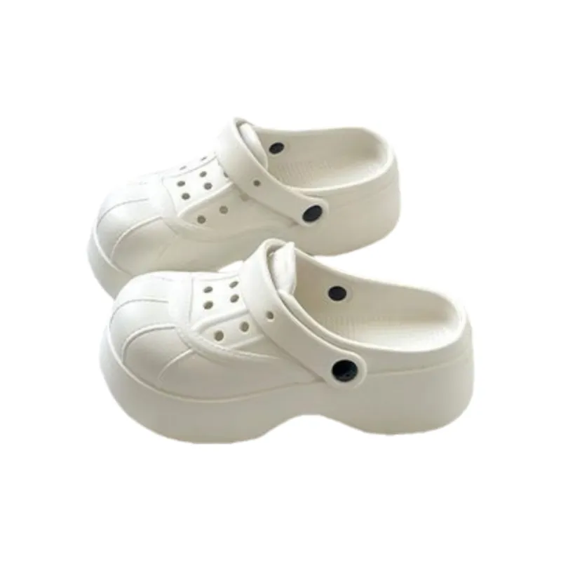 Meter Niche Thick Soled Summer Casual Clogs Slippers, Minimalist Style EVA Soft Premium Clog Shoes-0