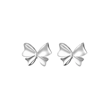 Qing Yi 999 Fine Silver Stud Earrings Unisex