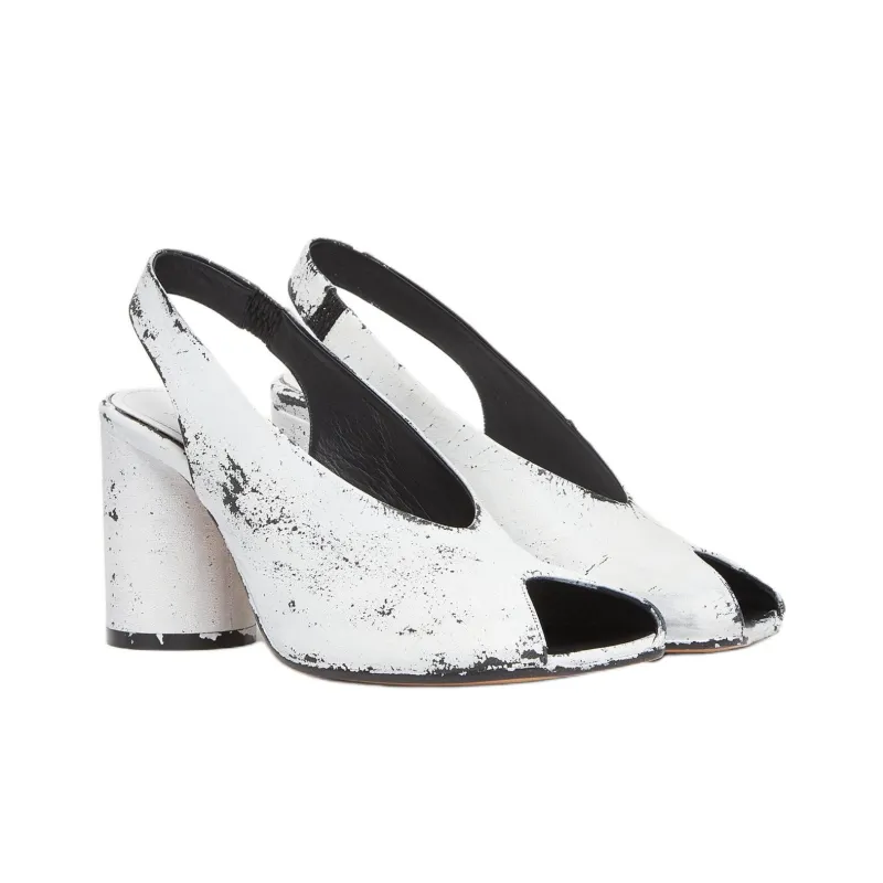 MM6 Maison Margiela Anatomic Chunky Heel High Heels Women's-2