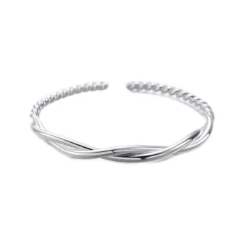 AKAK Sterling Silver Bangles Unisex