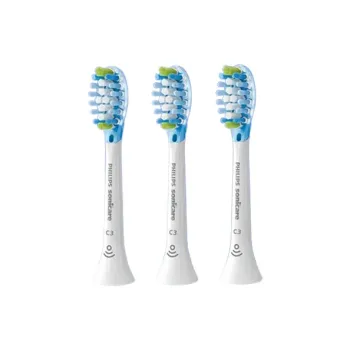 PHILIPS HX90 Diamond Collection Toothbrush Heads Diamond Facet Design Smart Reminders With Core Attachment
