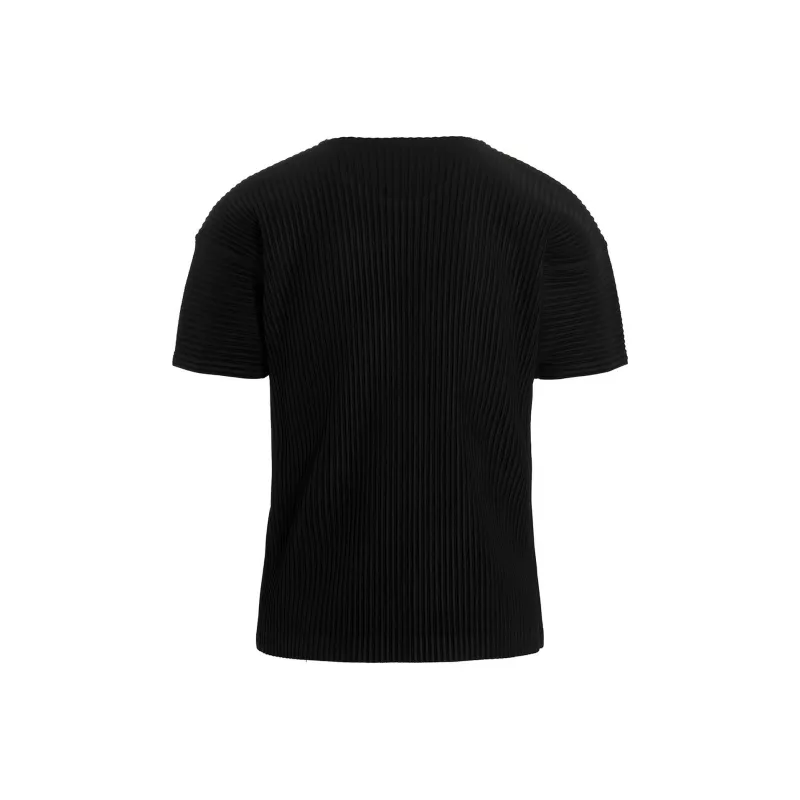 Homme Plissé Issey Miyake Pleated Crewneck T Shirt-1