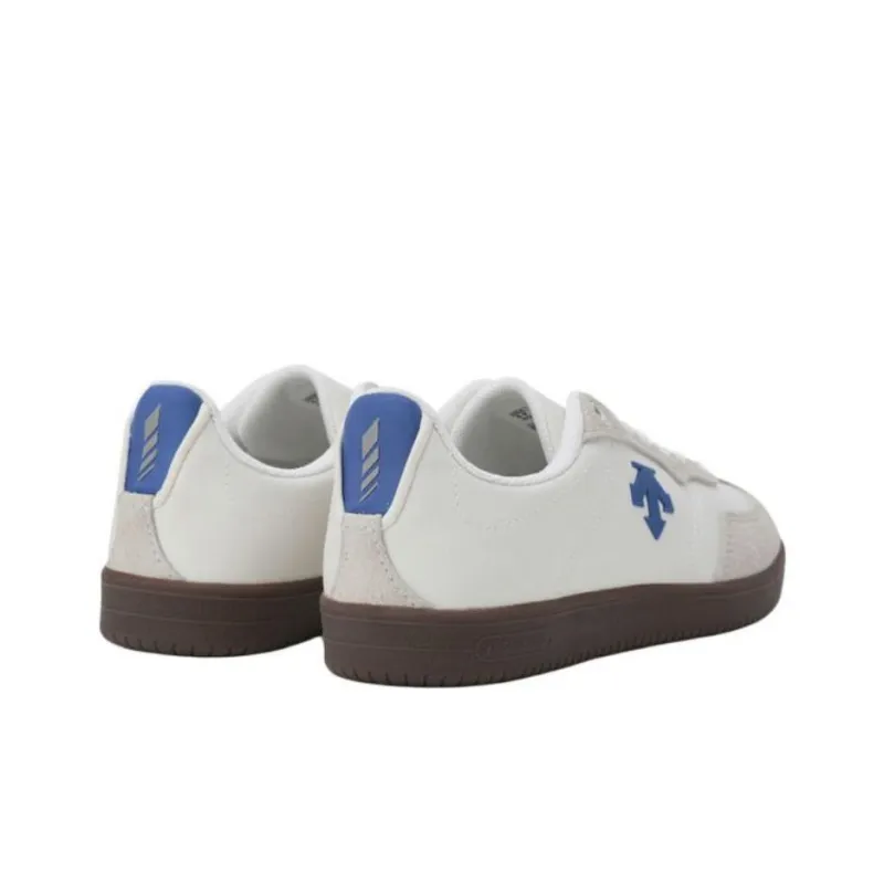 DESCENTE Edge Coat Anti Slip Wear Resistant Low Top Casual Shoes Unisex Beige Blue-2