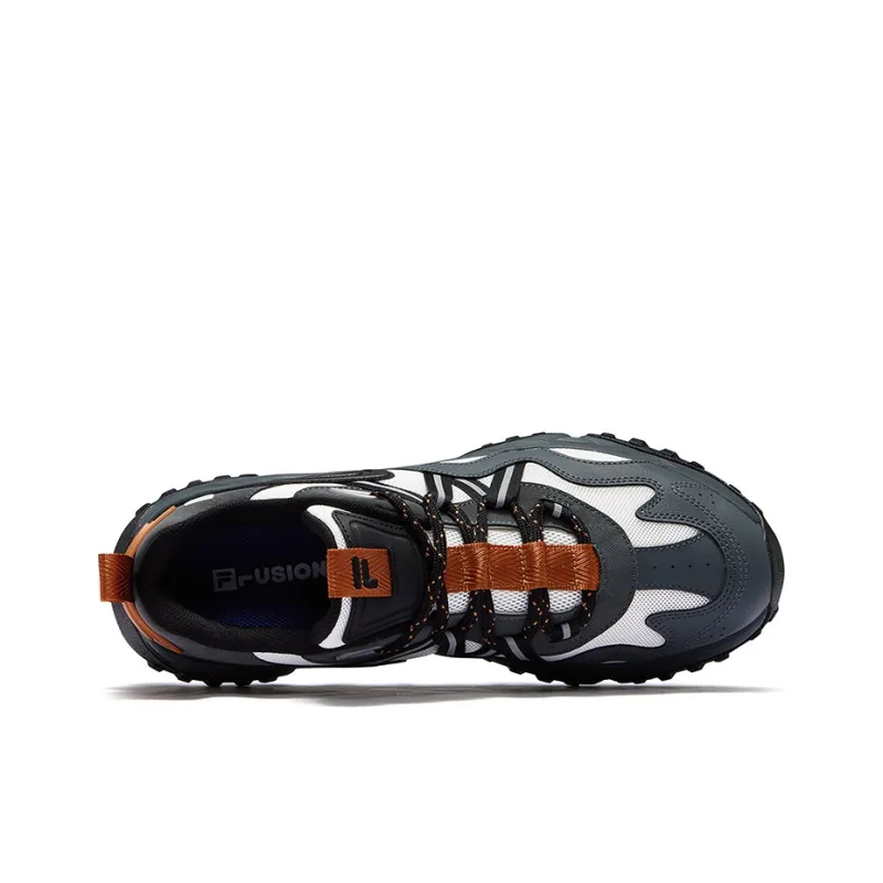 FILA FUSION FREEROAM Hiking Shoes Low Top Casual Shoes Men's Black White-2