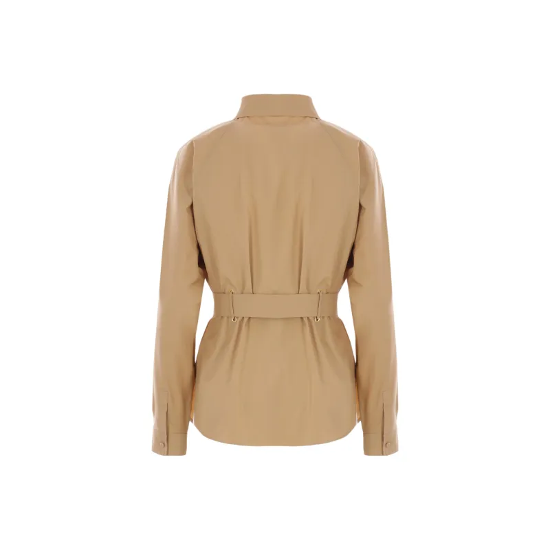 MaxMara Juglas Belted Button Up Shirt-1