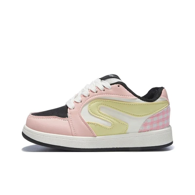 Komanic Height Increasing Balance Support Abrasion Resistant Lightweight Breathable Low Top Skateboard Shoes Women's-5