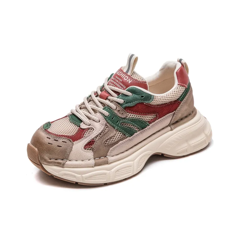 Jay Lightweight Low Top Chunky Sneakers Women's-1
