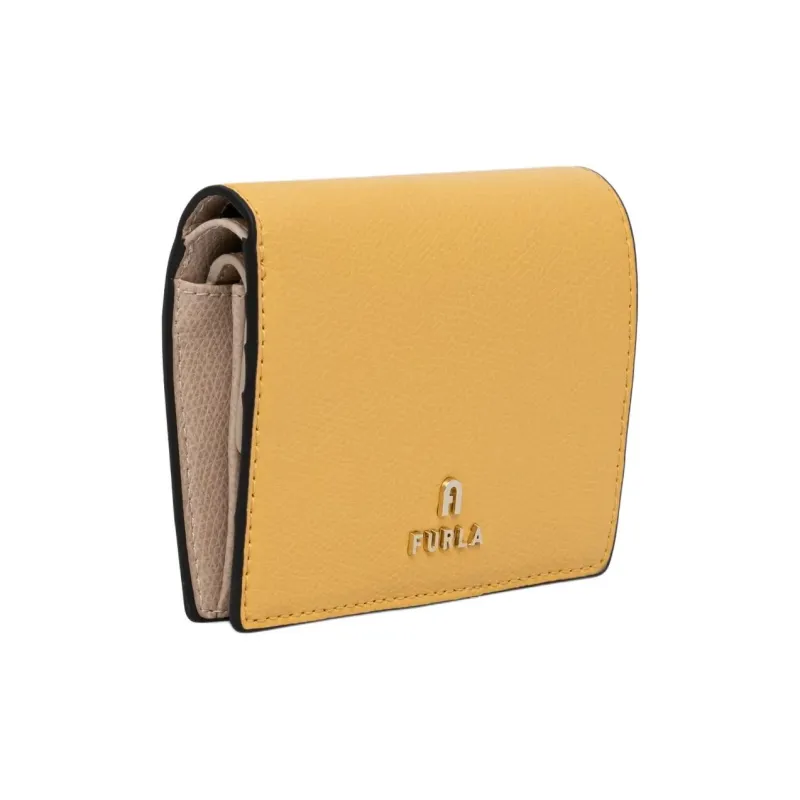 Furla Leather Wallet Medium Size Women's Yellow-1